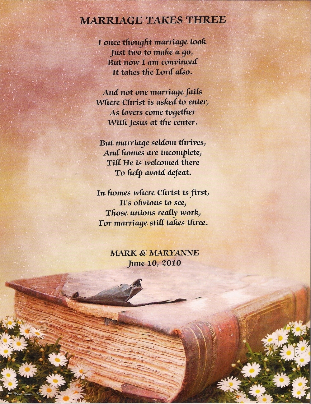 Biblical Wedding Poems
