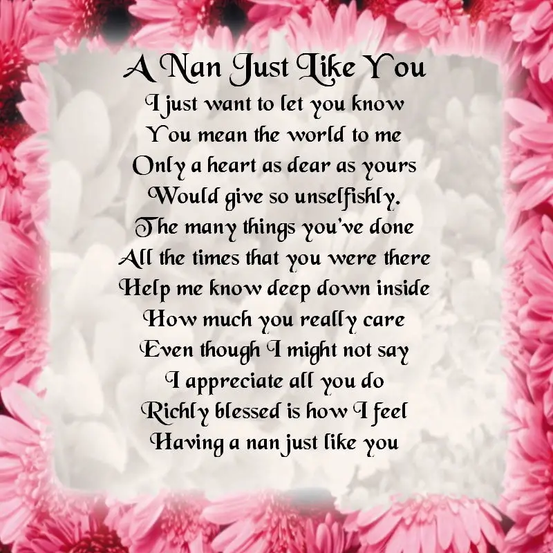 Nanny poems