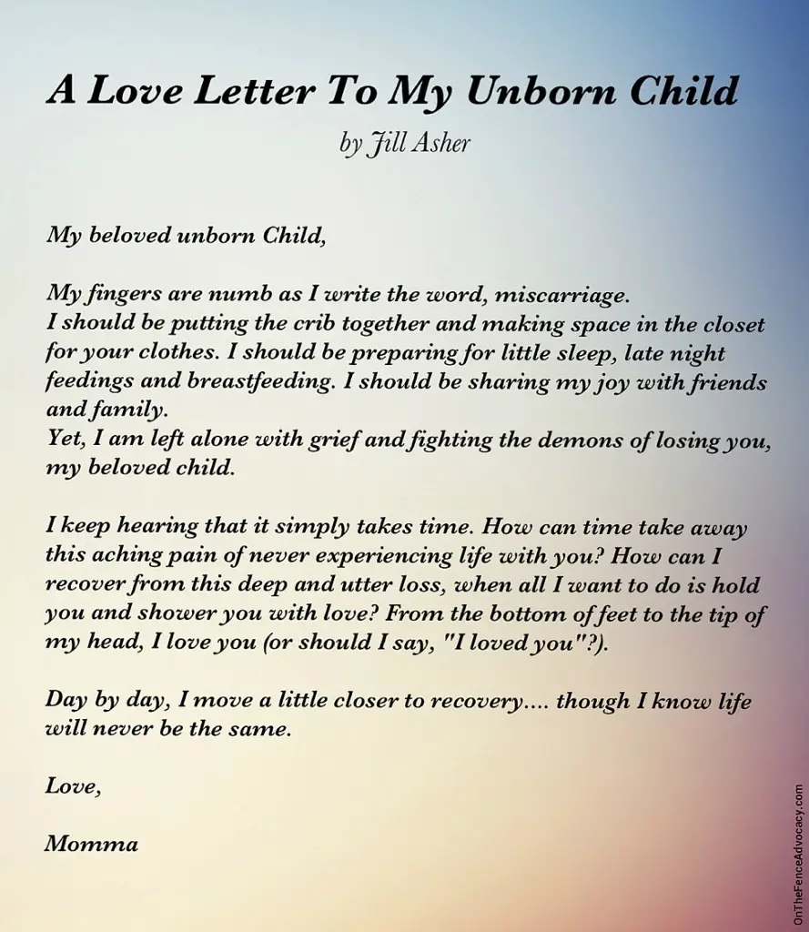 Unborn child Poems