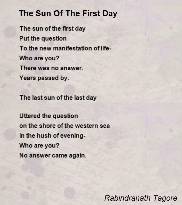 Sun Poems