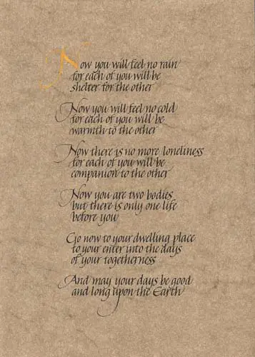 Wedding Blessing Poems Midway Media