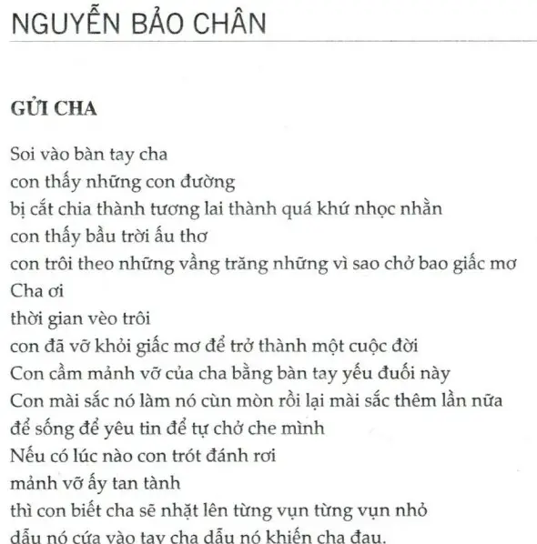 Vietnamese love Poems