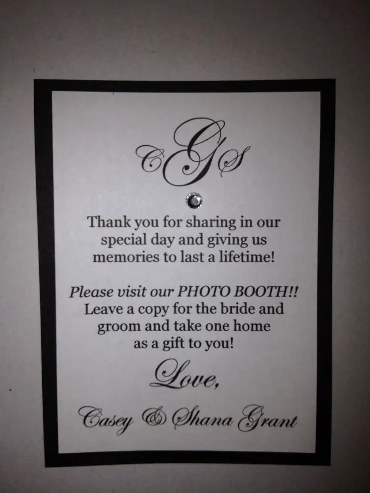 Wedding Favor Poems
