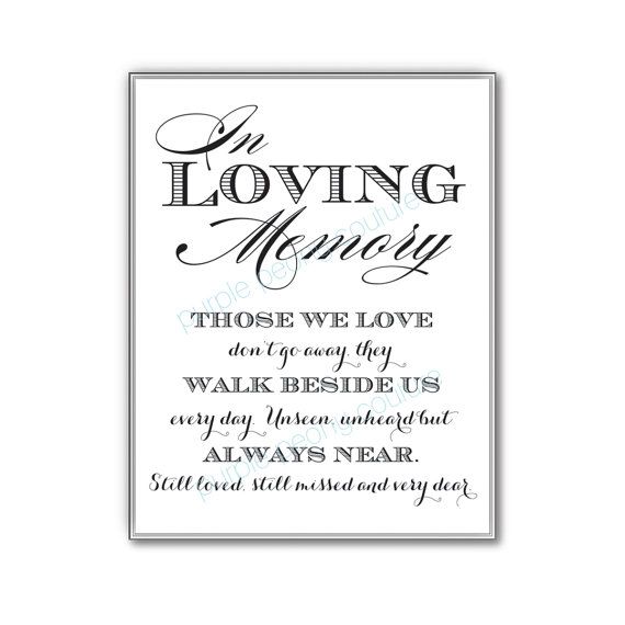 Wedding Remembrance Poems
