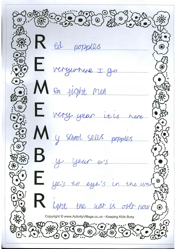 remembear poem remembear poem