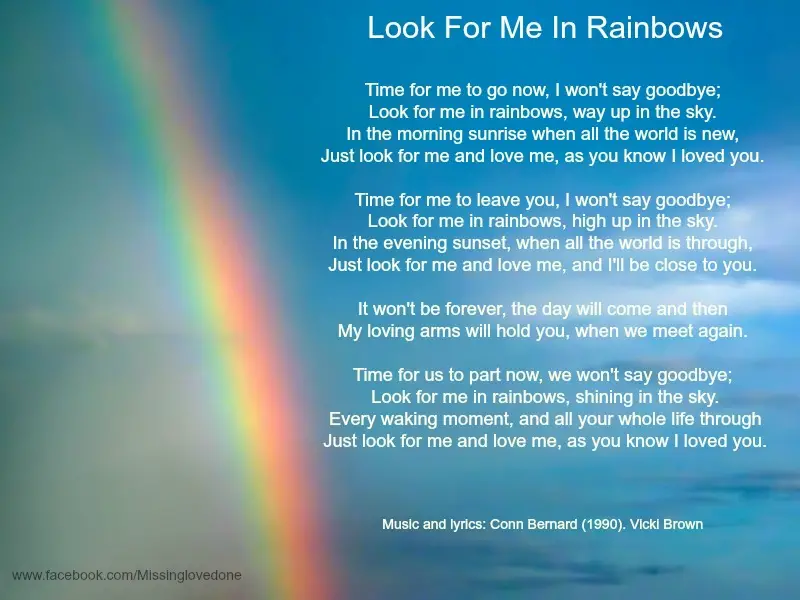 Rainbows Poems Rainbows Poems