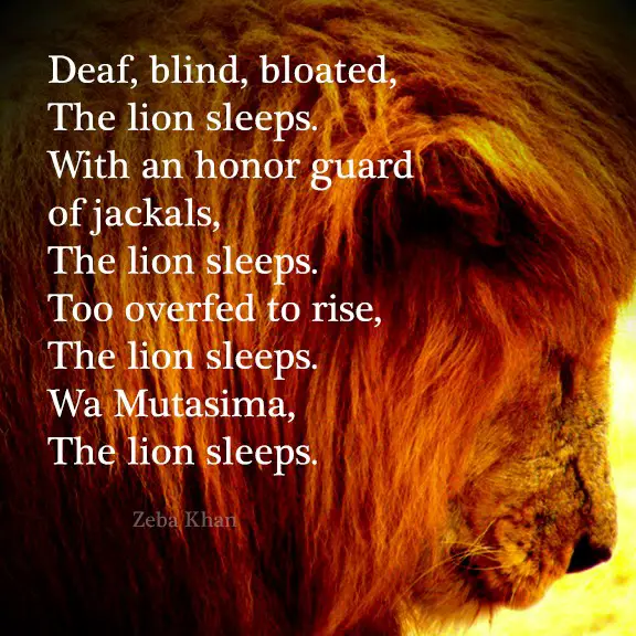 Lion Poems