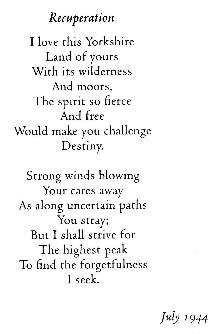 This is my life poem
