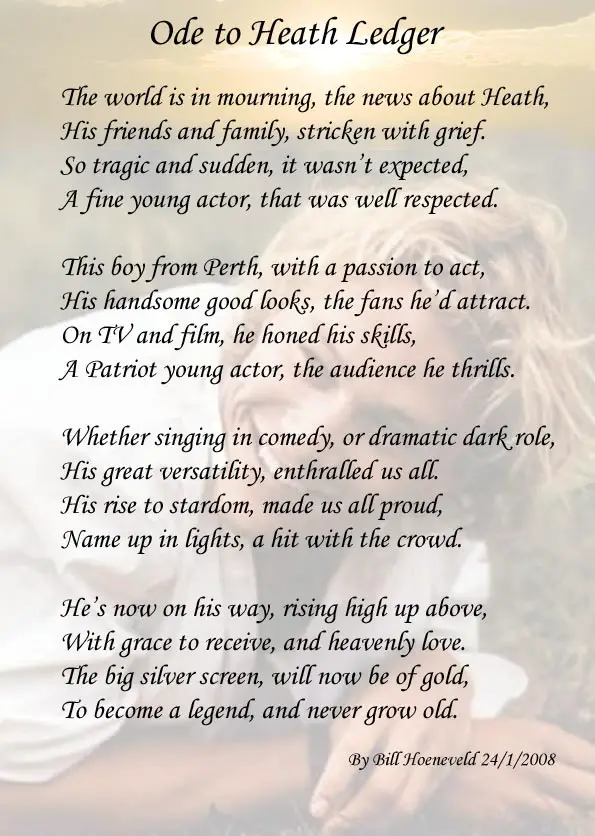 Ode Poems