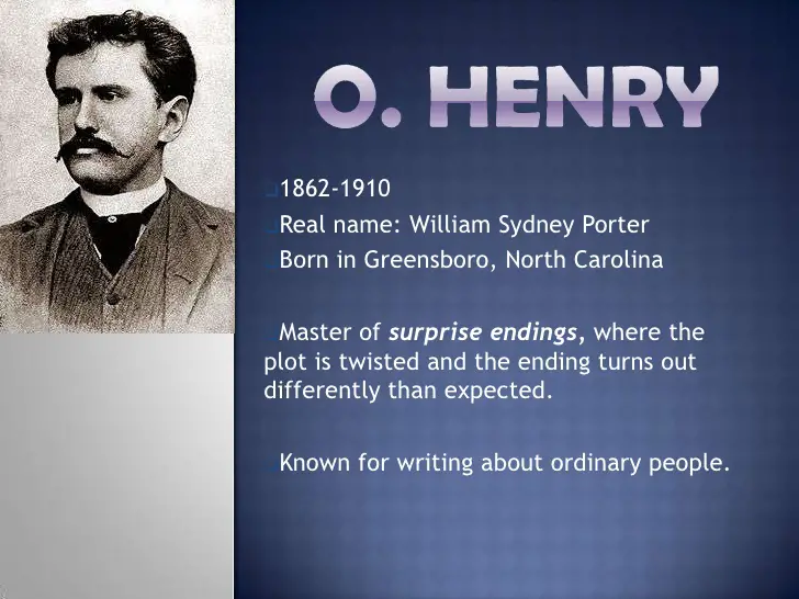 o henry short biography