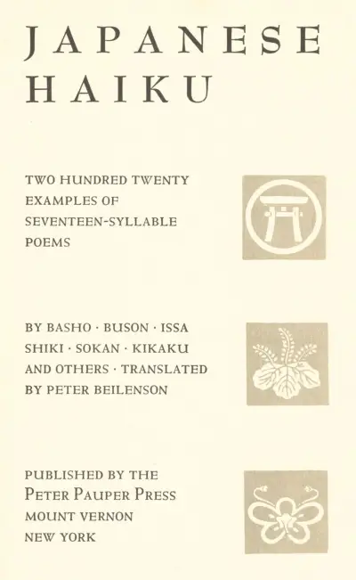 Haiku rules syllables worksheet picture