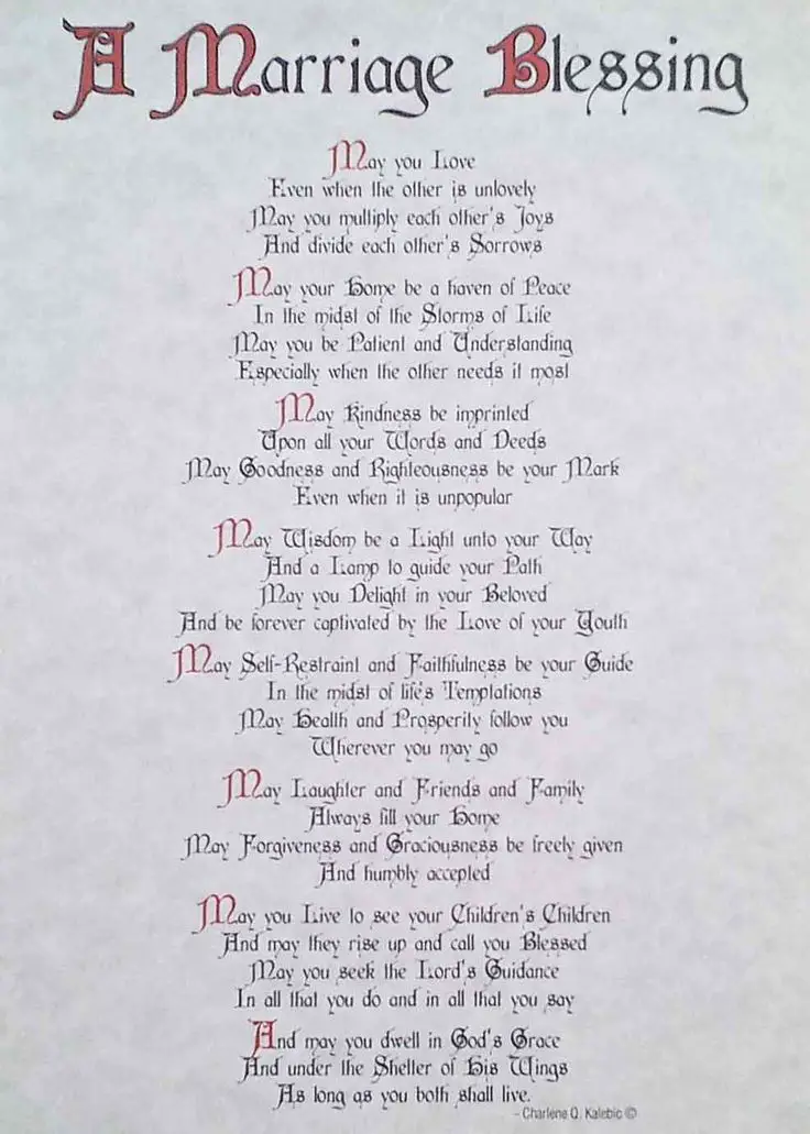 Handfasting Poems