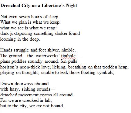 How to find rhyming scheme of a poem picture