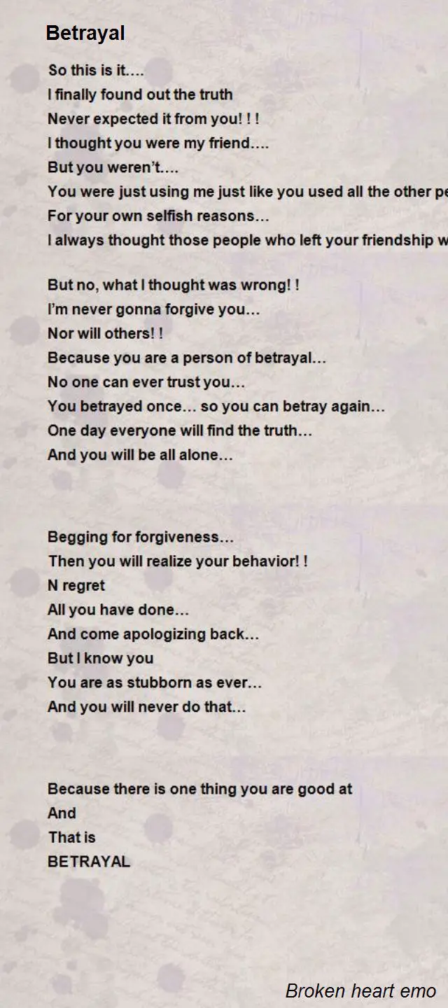 Betrayed Poems