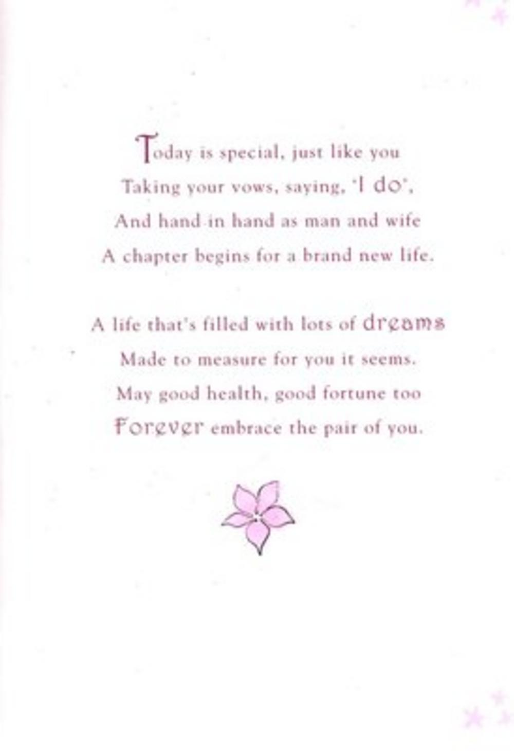 Poetry For Wedding Cards Wedding Ideas