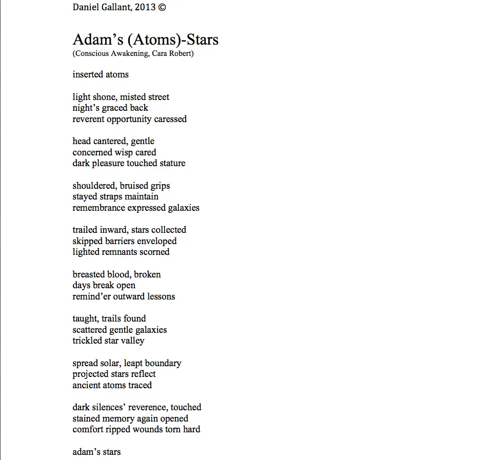 Atom Poems atom poems