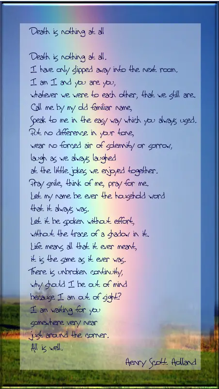 Death anniversary Poems