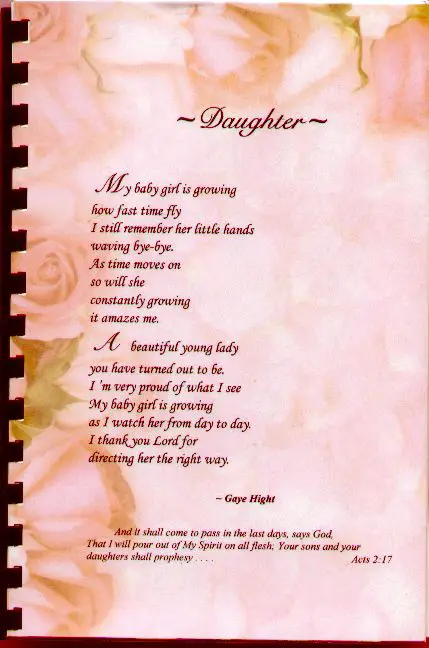 Wedding Poems From Mother To Daughter Wedding Ideas