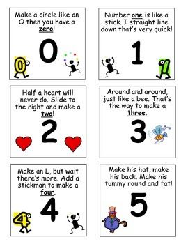 Free Printable Number Poems