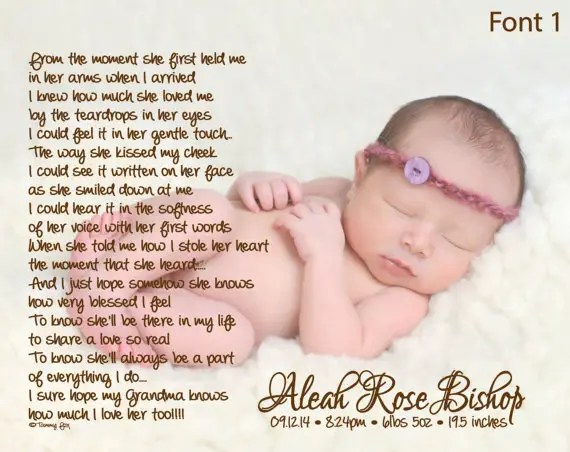 first mothers day gift for grandma