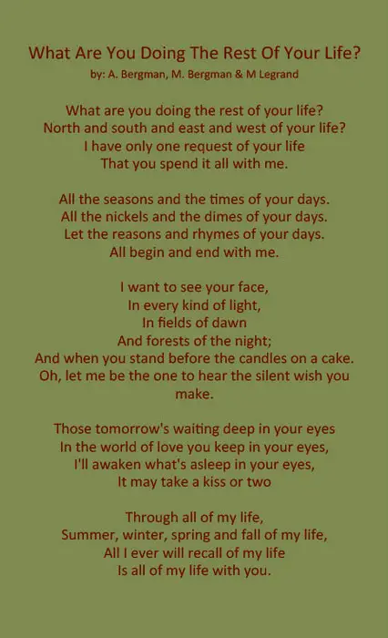 Romantic Wedding Poems