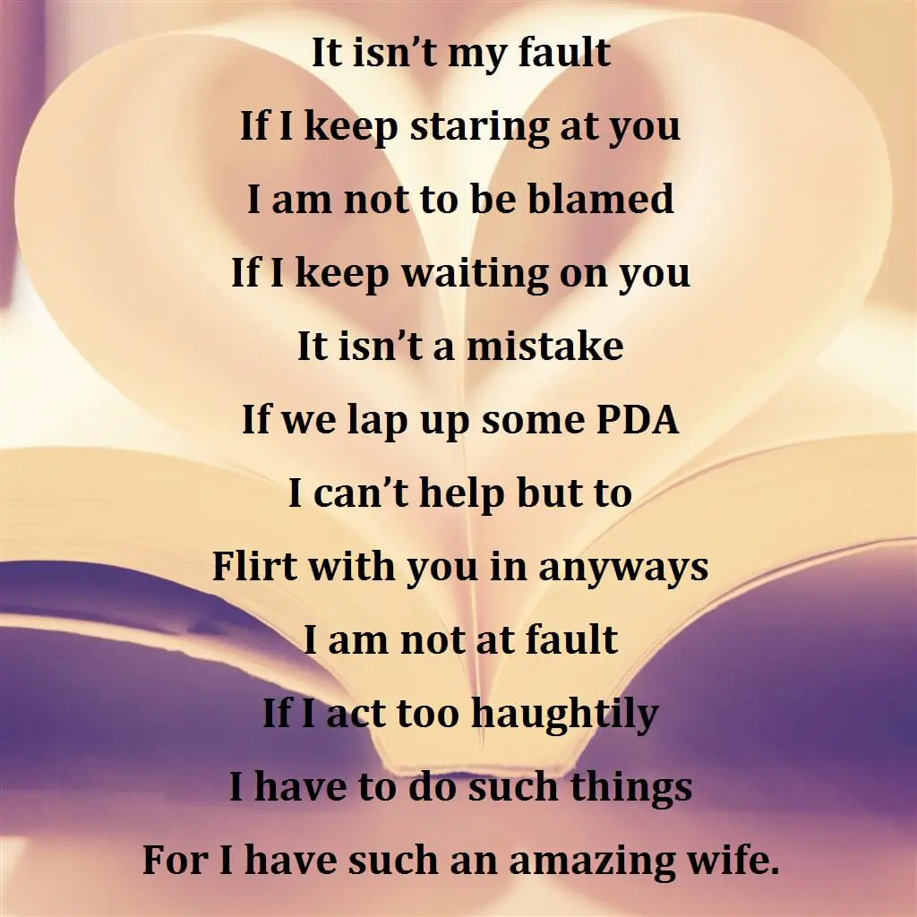 Wife love Poems.