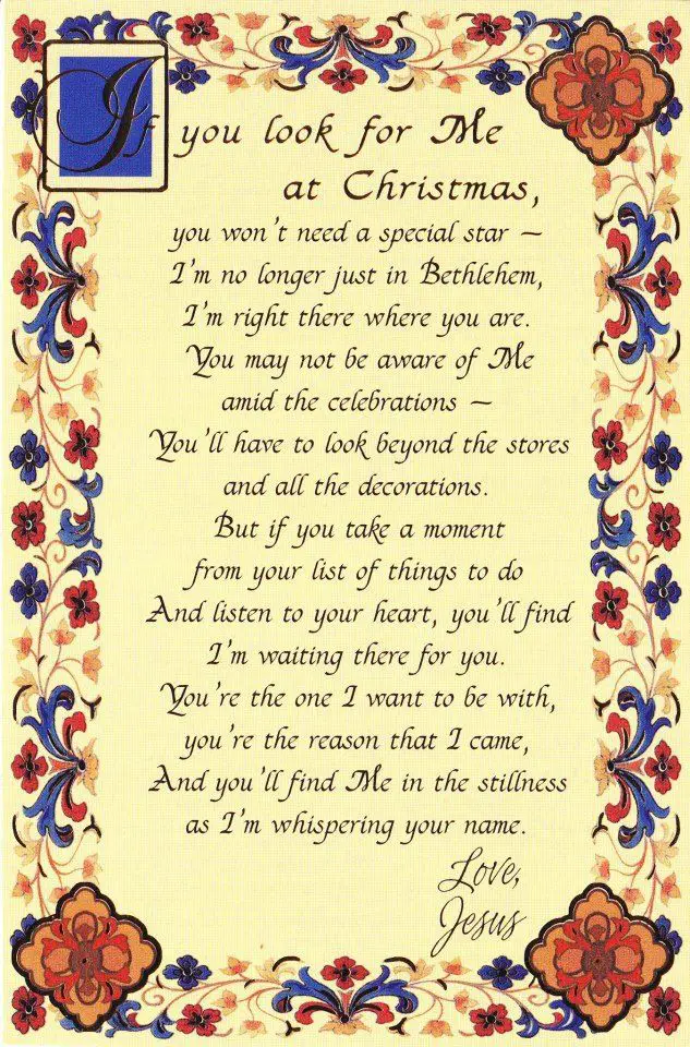 Religious christmas Poems