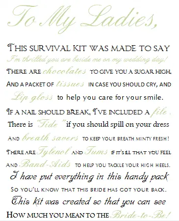 survival poems