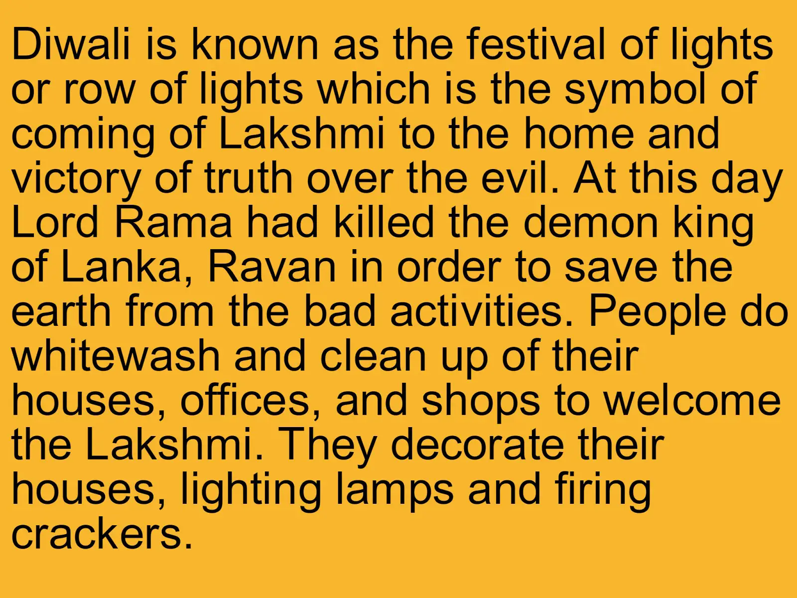 Diwali festival essay for kids