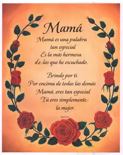 Spanish Mothers Day Poems
