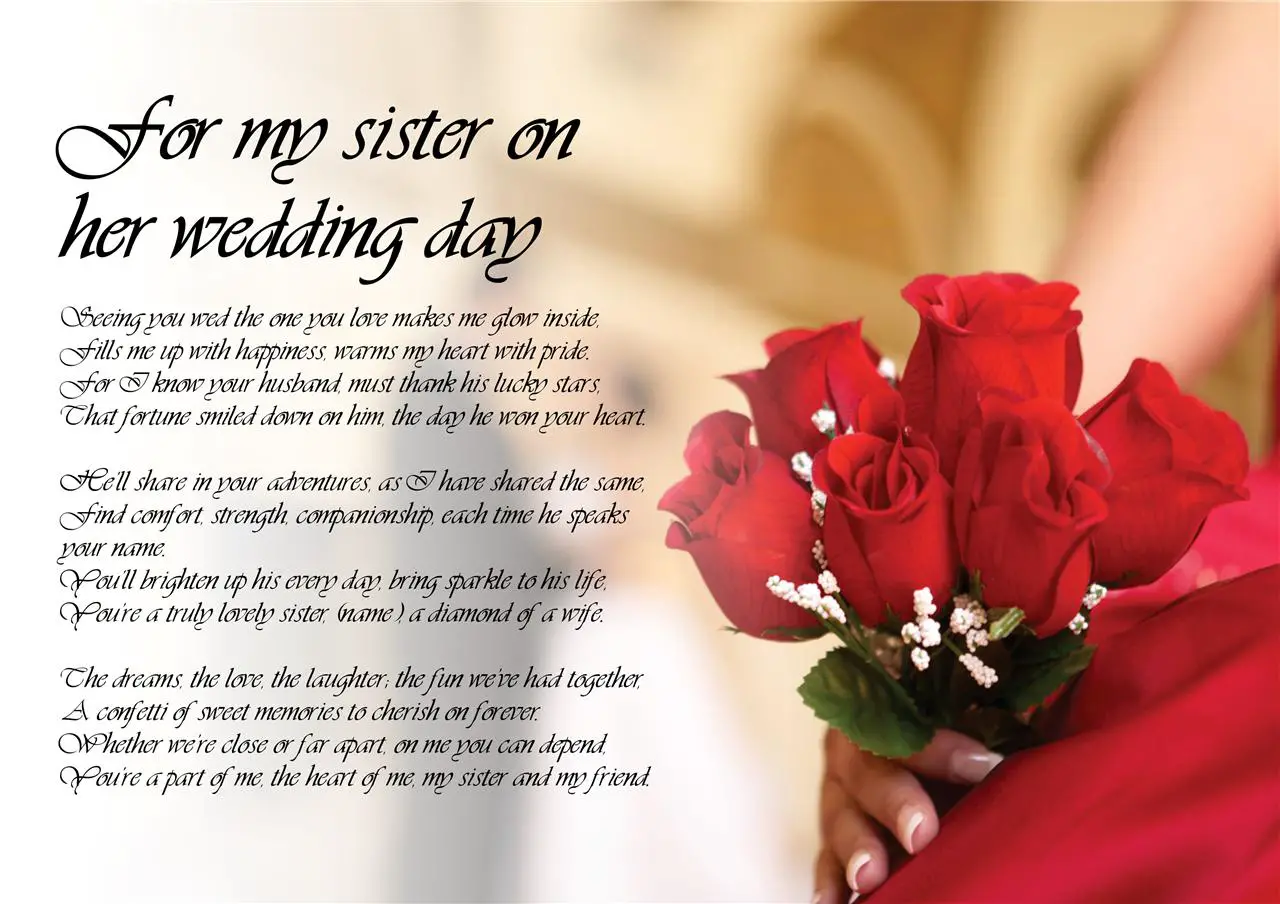 wedding speech quotes for sister