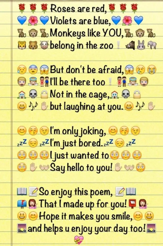 Emoji Poems