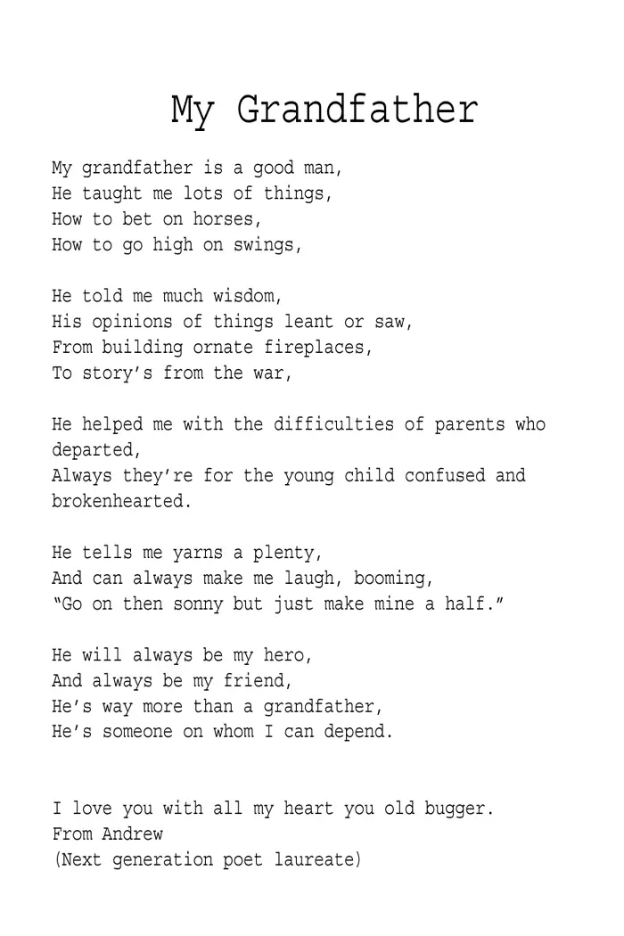 Grandfather Poems