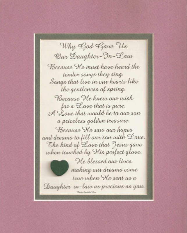 Future daughter in law Poems