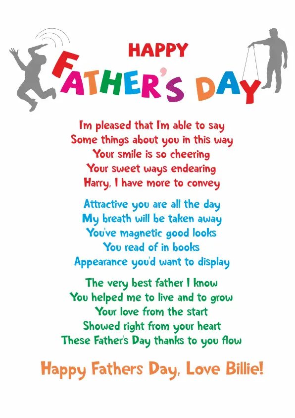 funny fathers day poems good christmas ideas for dad