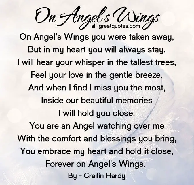 angel wing poems