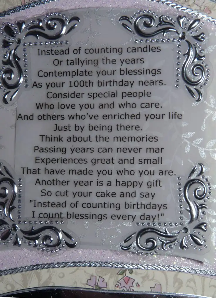 90th birthday Poems