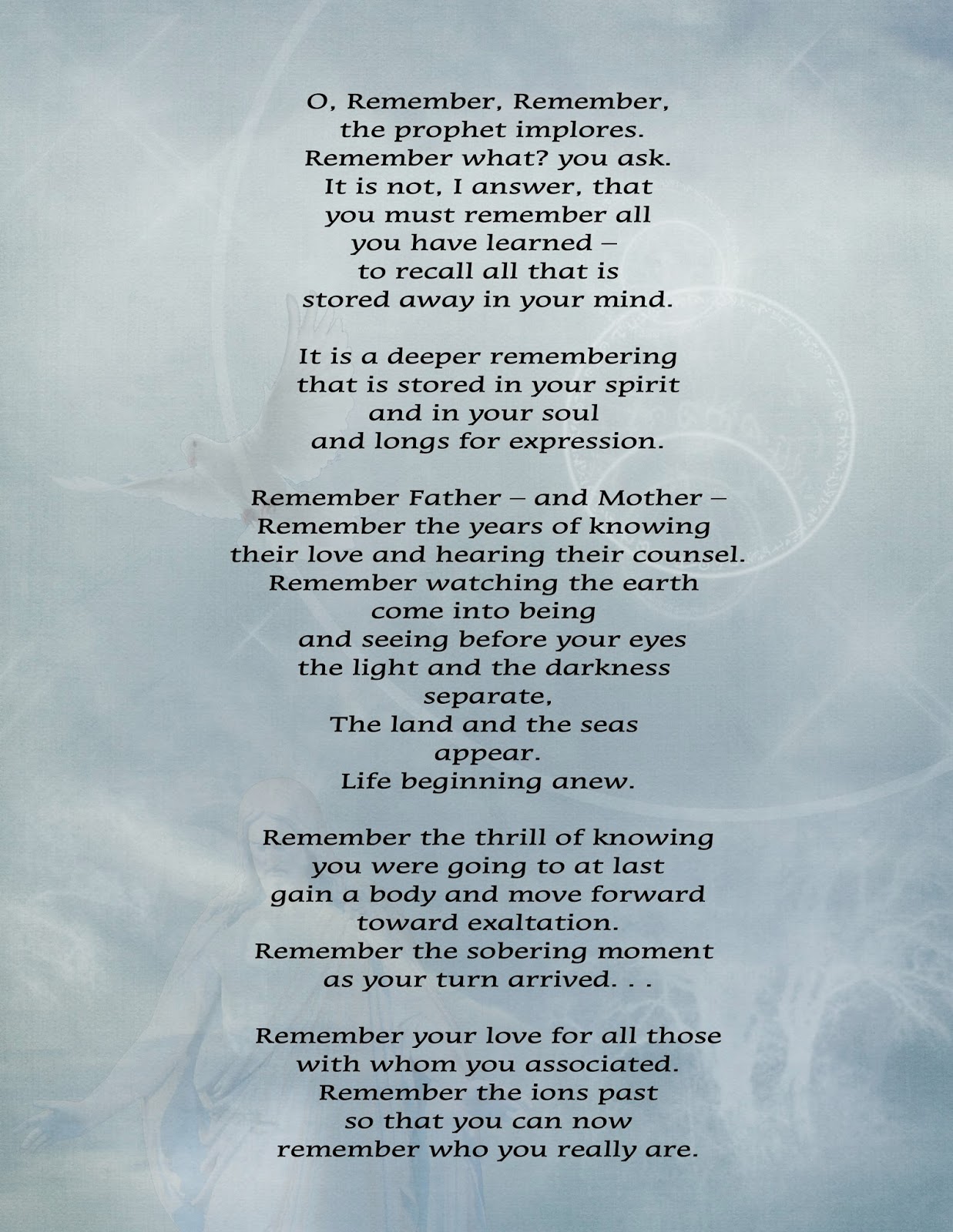 Lds Missionary Poems