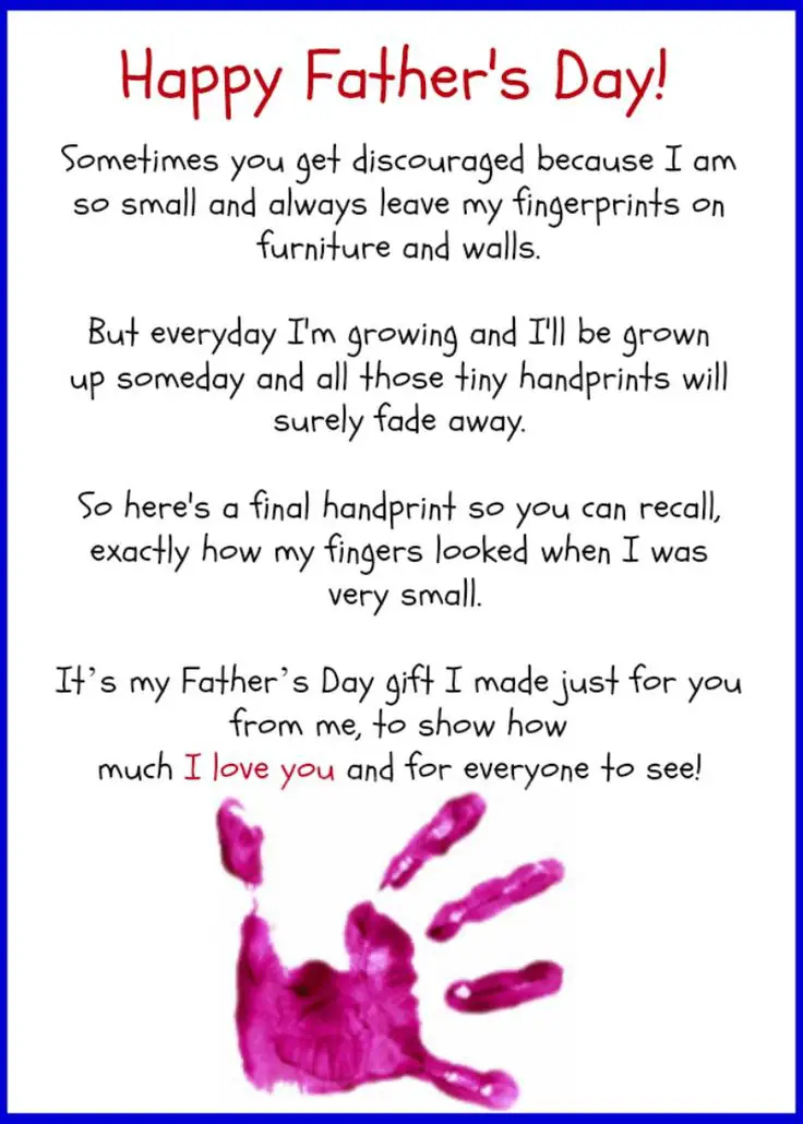 Happy fathers day Poems