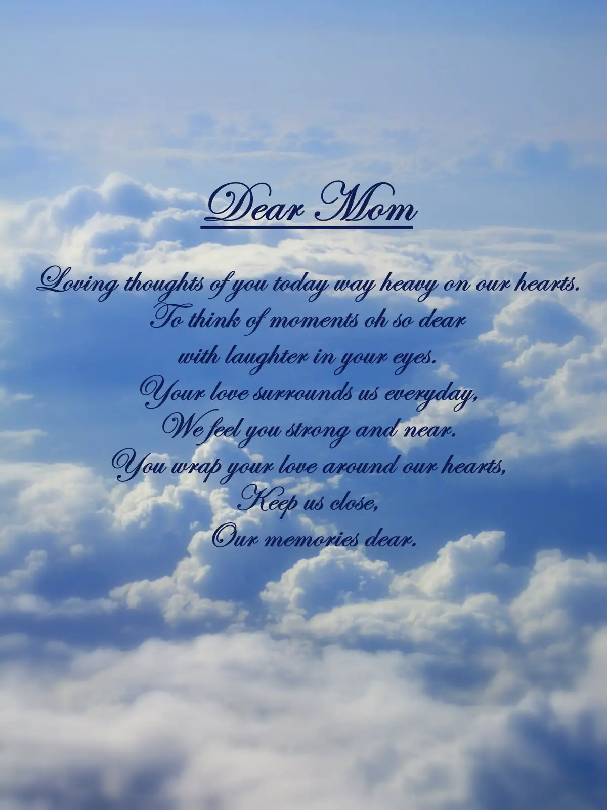 Mom In Heaven Quotes QuotesGram