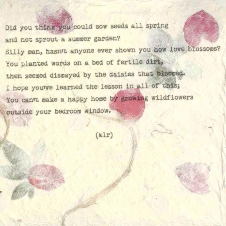Wildflower Poems