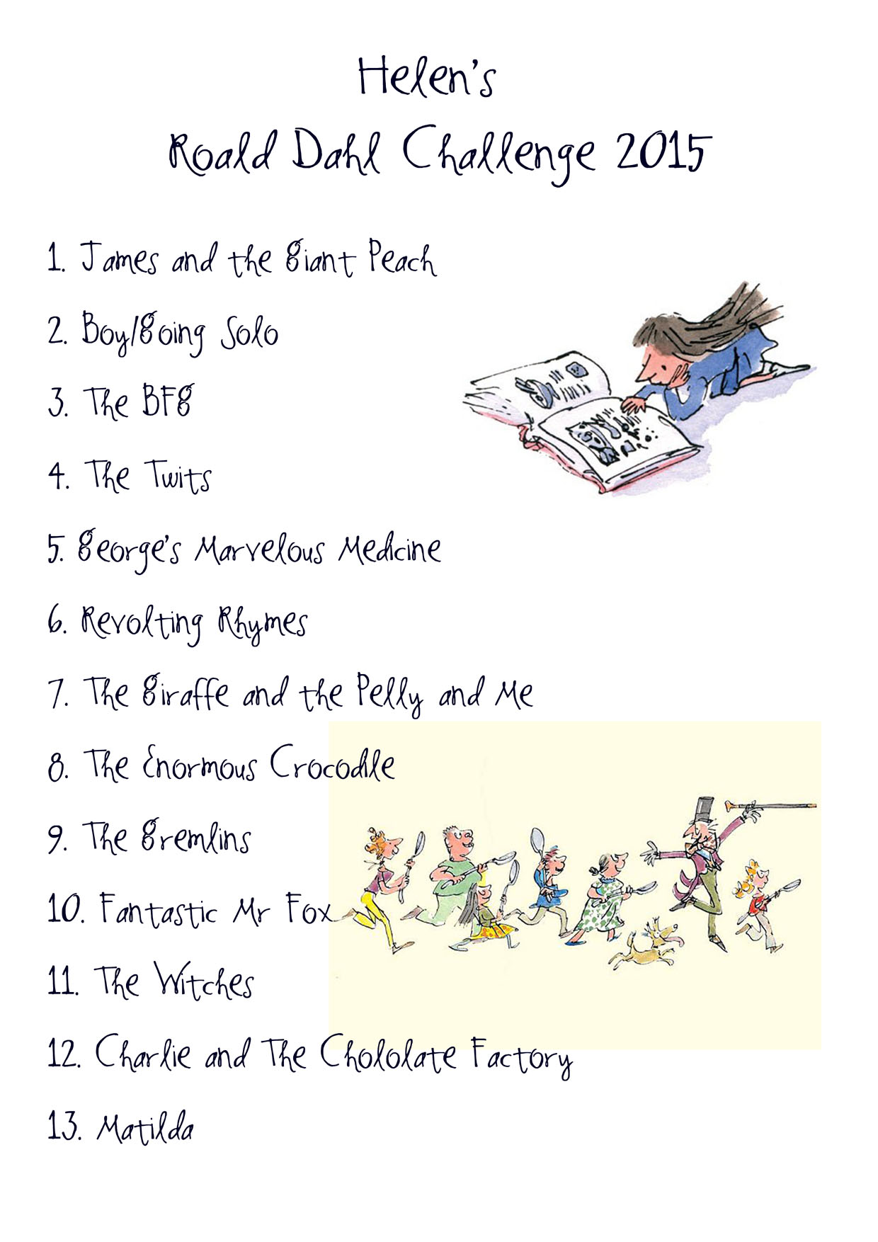 Roald Dahl Poems