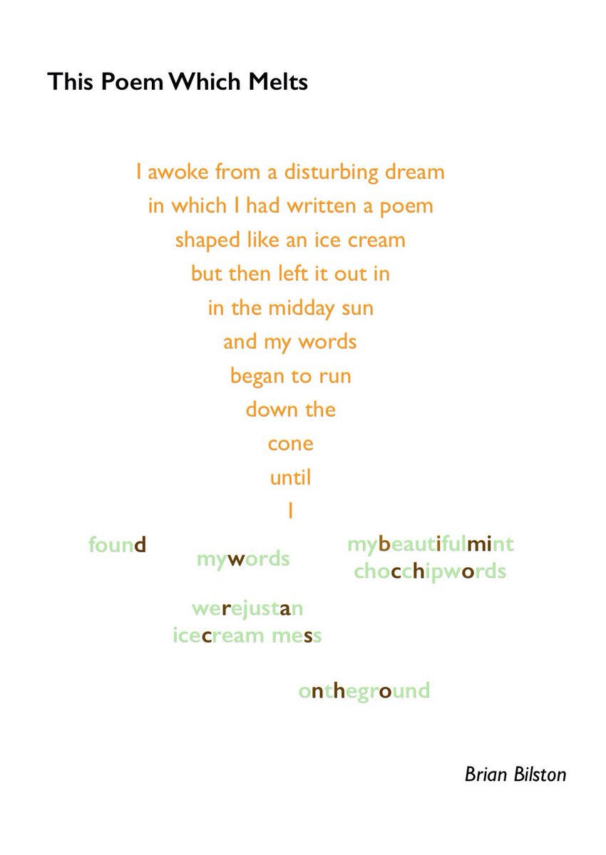 Ice cream Poems
