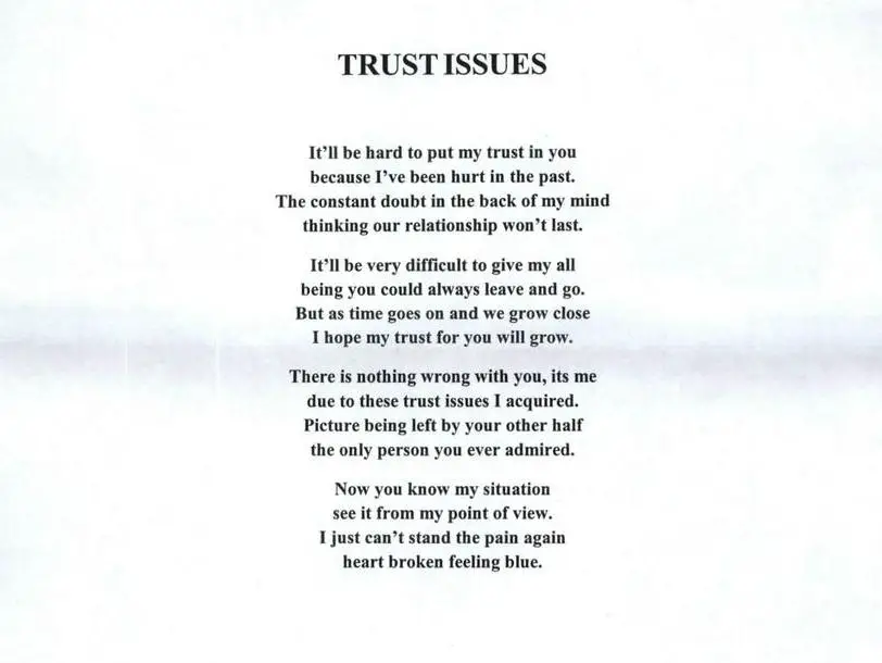 Trust Poems