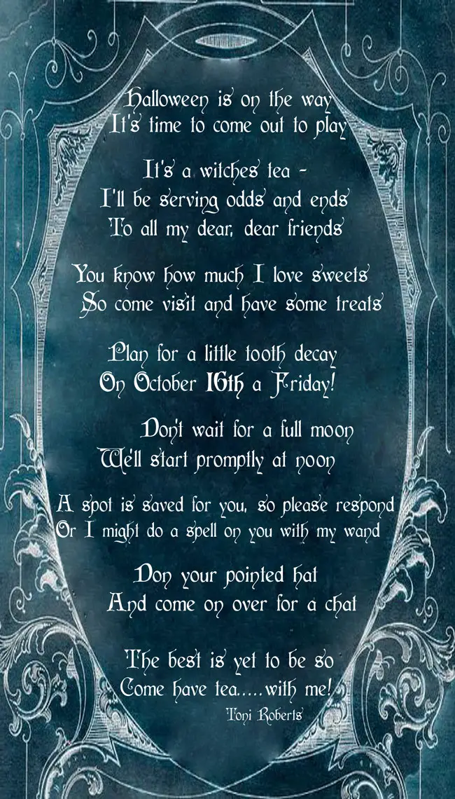 Witches spells Poems