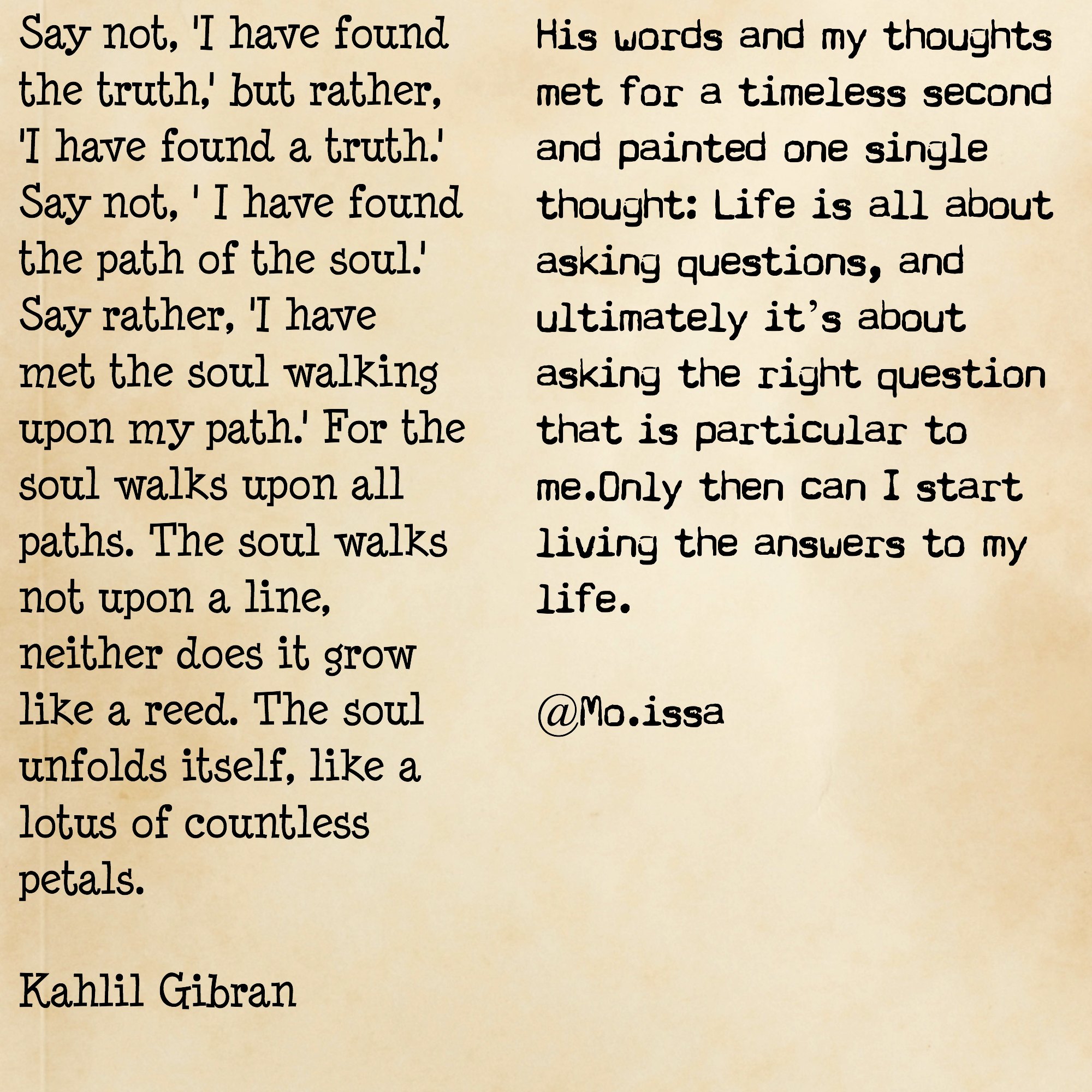 Khalil gibran Poems