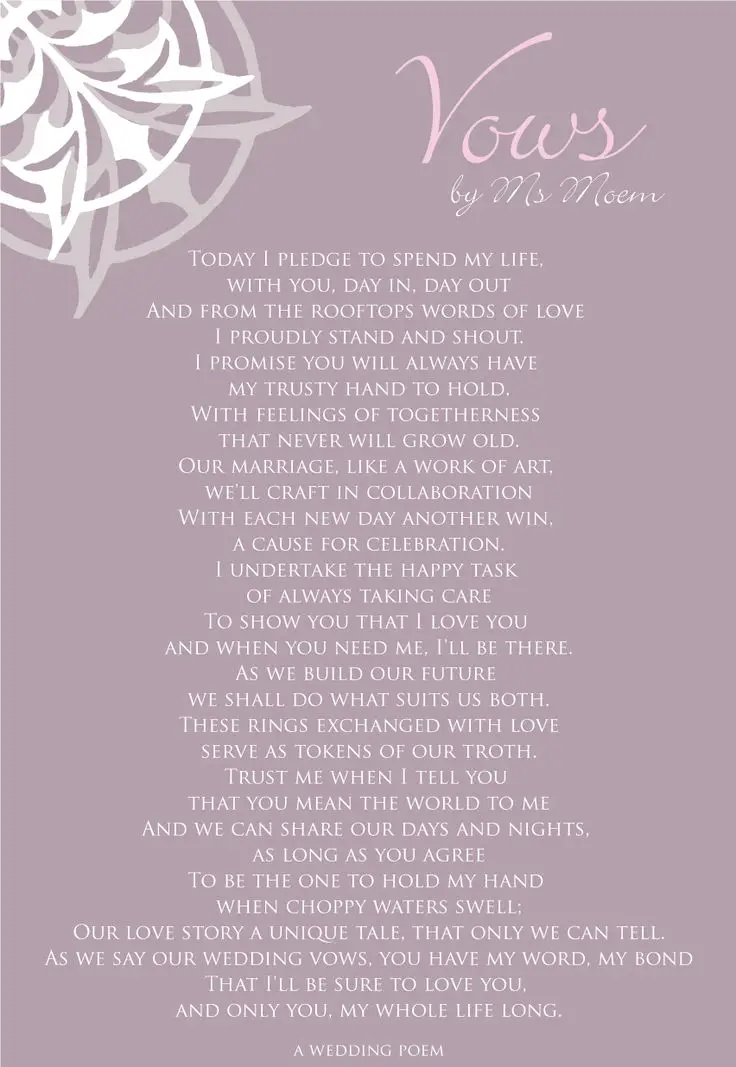 Marriage Poems