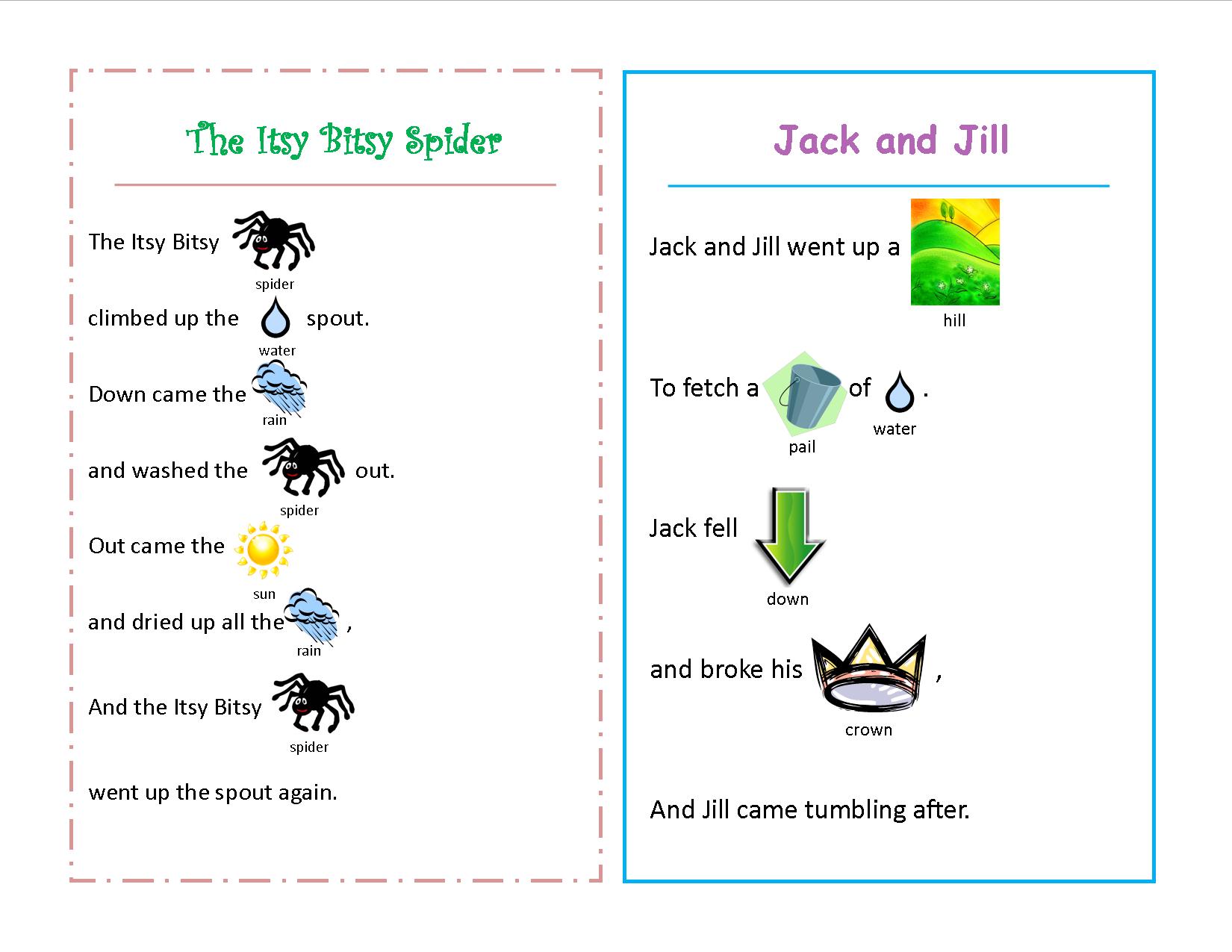 English recitation for kids picture