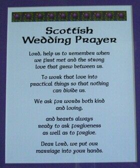 Scottish Wedding Poems