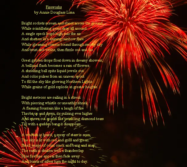 Firework Poems